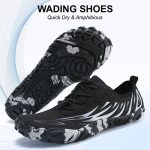 کفش آبی plankzone مدل Deep ocean رنگ سفید مشکی