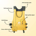 جليقه extra light رنگ نارنجی - Image 2