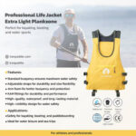 جليقه extra light رنگ نارنجی - Image 3