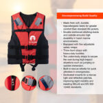 جلیقه نجات NeoSafe برند Plankzone رنگ قرمز - Image 6