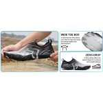 کفش آبی plankzone مدل reghez رنگ مشکی نارنجی - Image 24