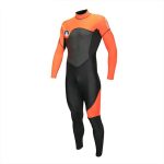 وت سوت مردانه رنگ نارنجی و مشکی - Image 2